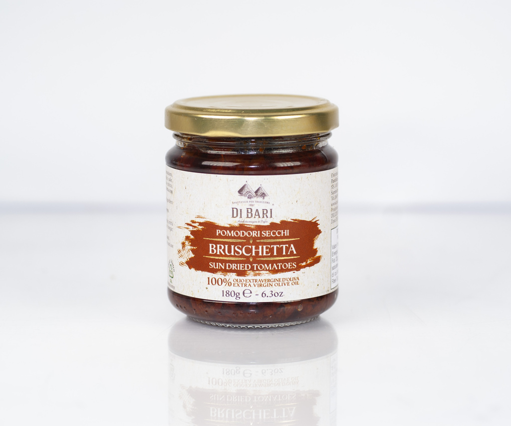 Bruschetta se sušenými rajčaty 180g Di Bari Tarall´oro